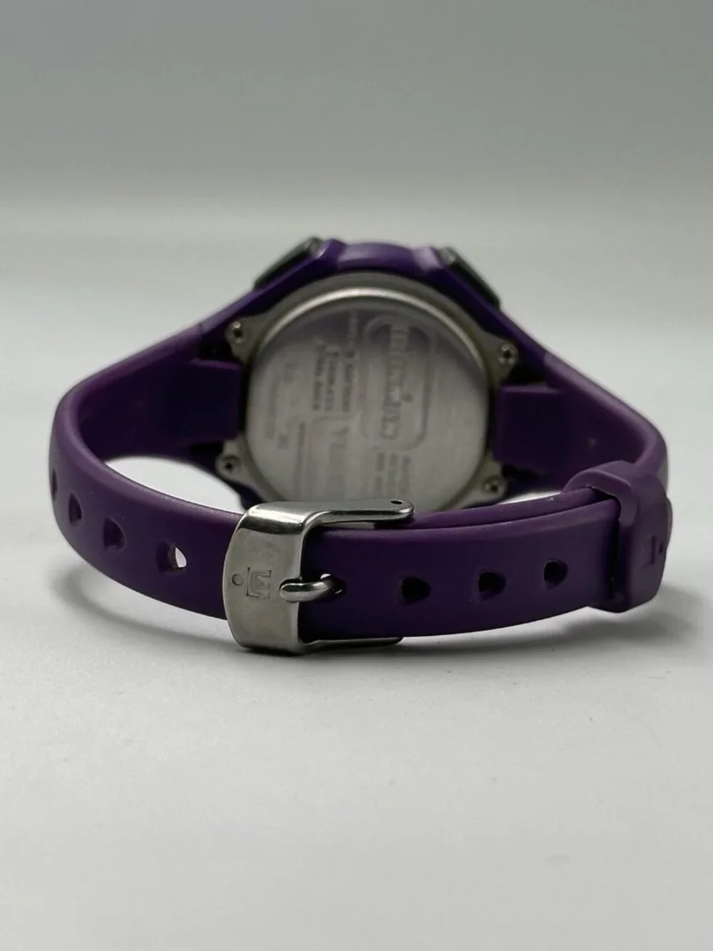 3/$30 Timex Triathlon Ironman Digital Watch Women Purple Water Resistant